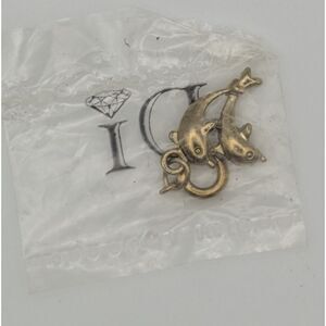 Diamond International Dolphins Charm